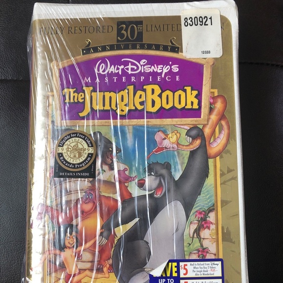 The Jungle Book VHS 30th Anniversary Masterpiece - Picture 1 of 3